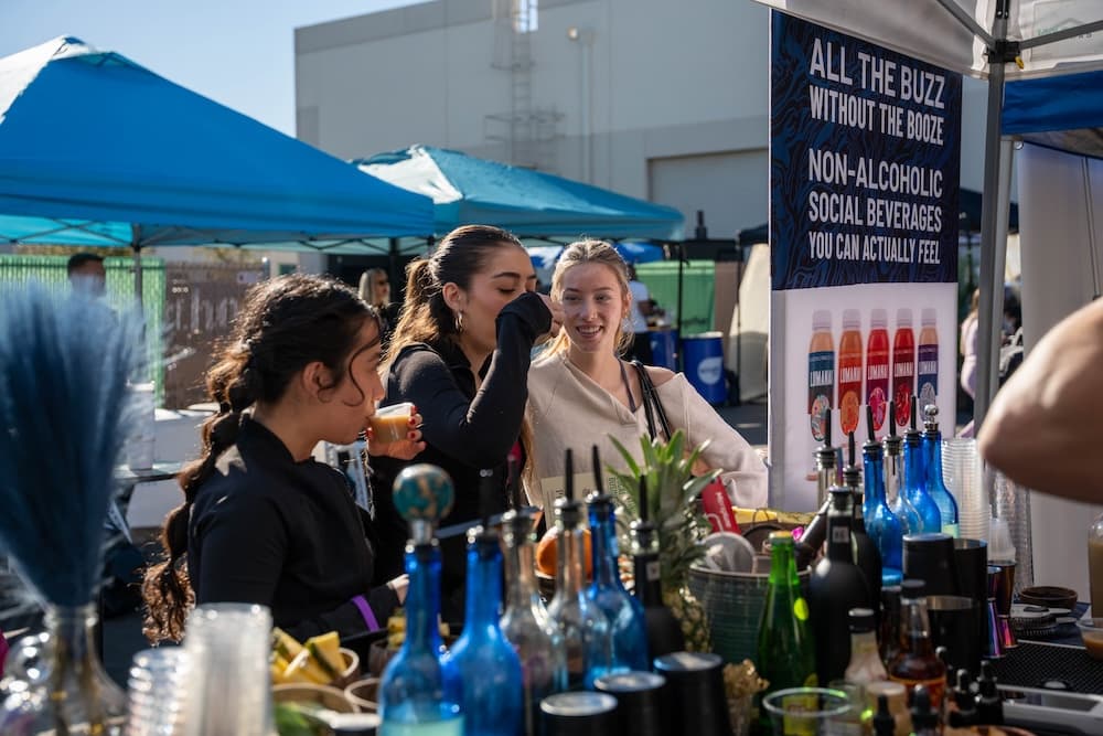 The Lumanai bar at a private event